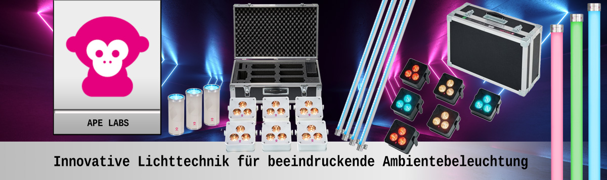 DJ René de Rot | Ape Labs | Innovative Lichttechnik für beeindruckende Ambientebeleuchtung